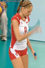 Lovely volleyball girls with camel toes